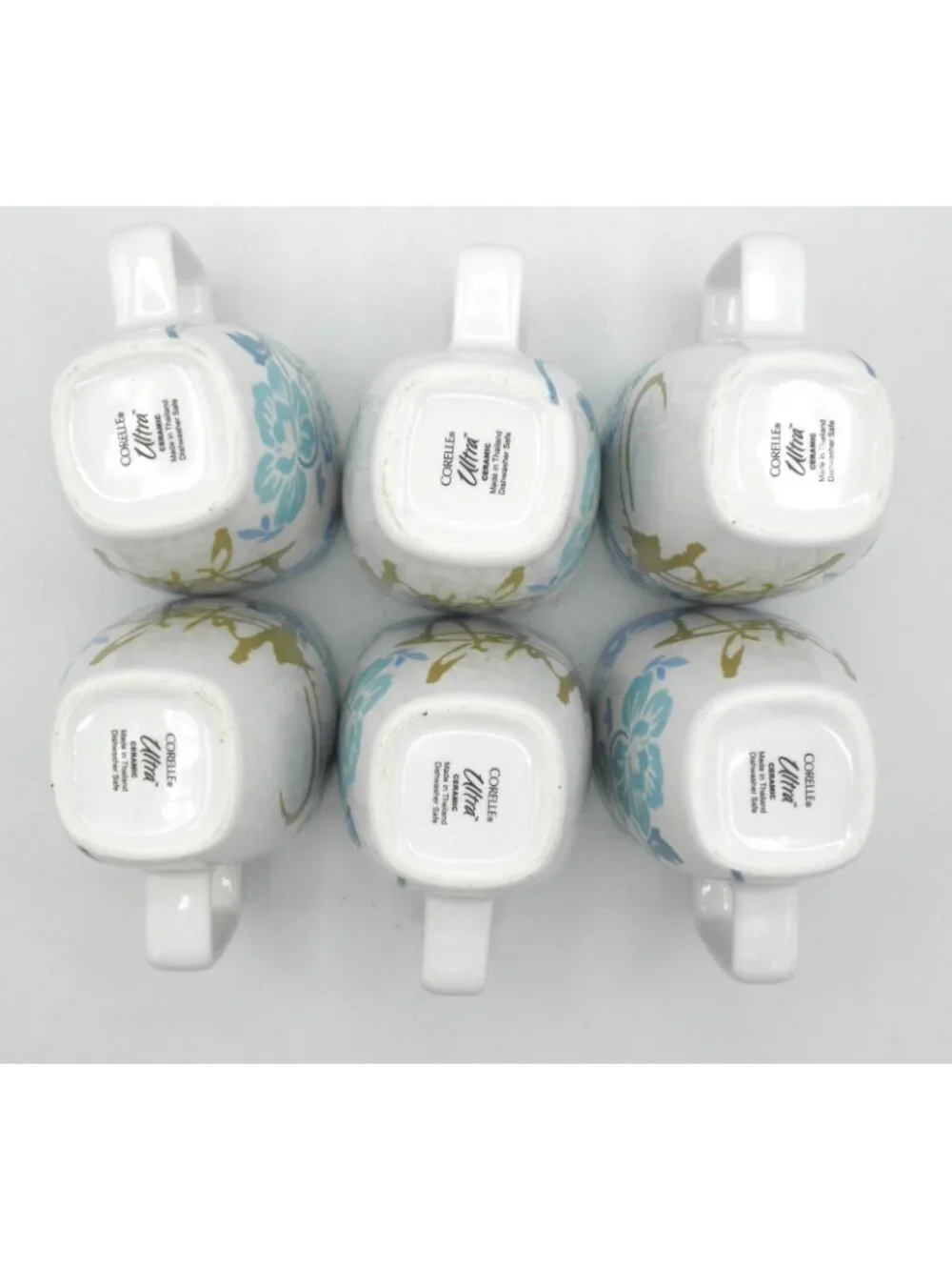 Asian Bloom by Corning Corelle 12 Oz. Mug Set of 6 Pattern Code: CORASB